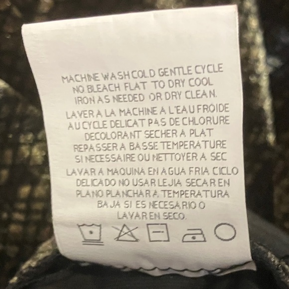 Leslie Fay Black and Gold Tank Top - Picture 5 of 5